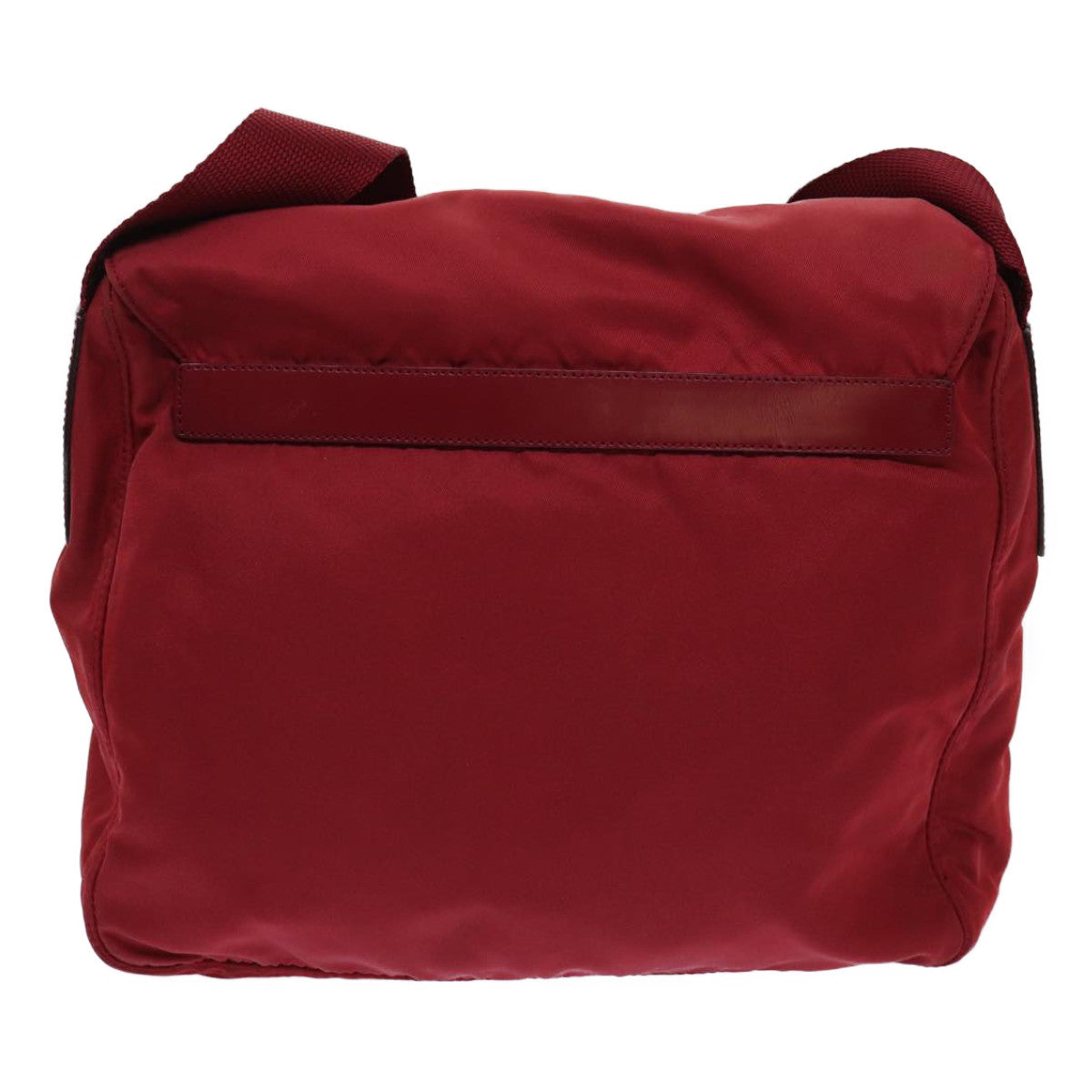 PRADA Shoulder Bag Nylon Red mr020