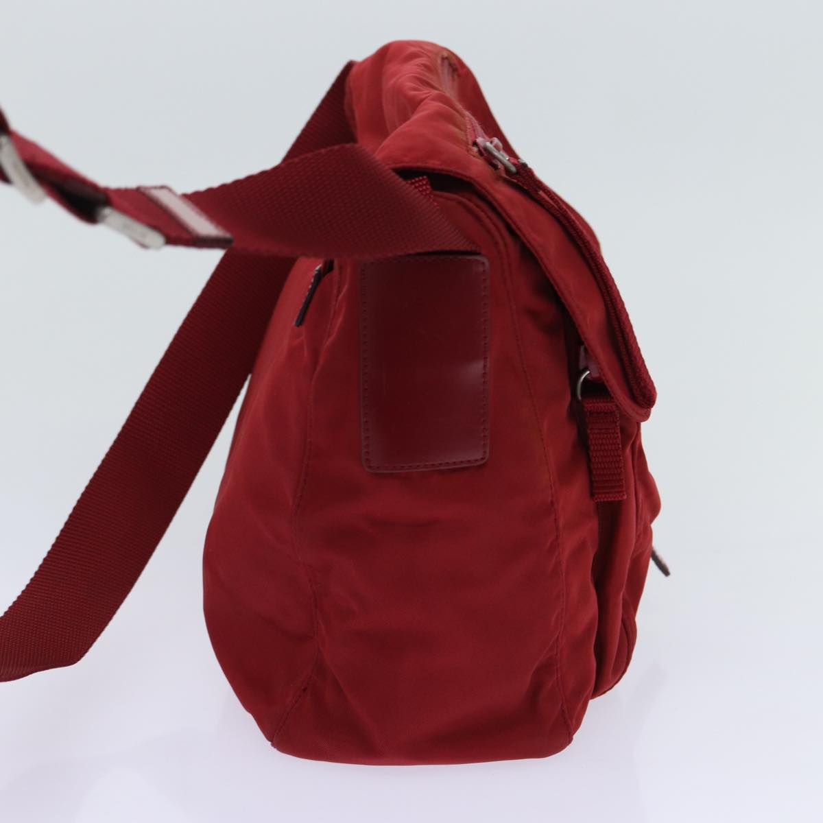 PRADA Shoulder Bag Nylon Red mr020