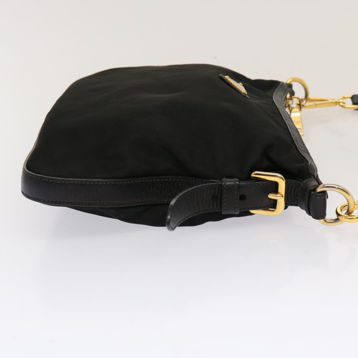PRADA Shoulder Bag Nylon Black mr061