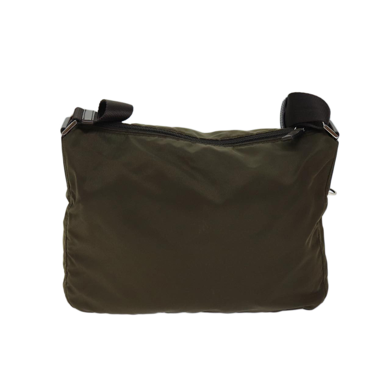 PRADA Shoulder Bag Nylon Khaki mr102