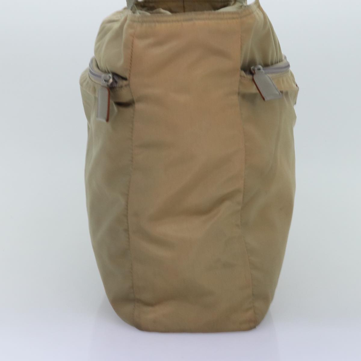 PRADA Tote Bag Nylon Beige mr185