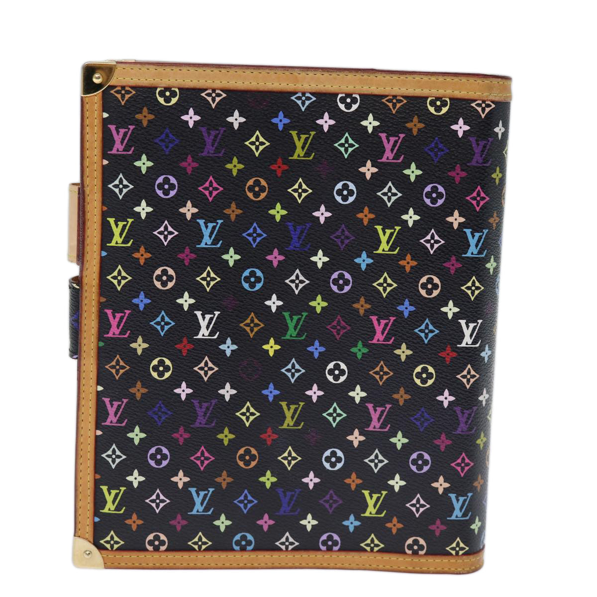 LOUIS VUITTON Multicolor Agenda GM Day Planner Cover Black R20893 mr202