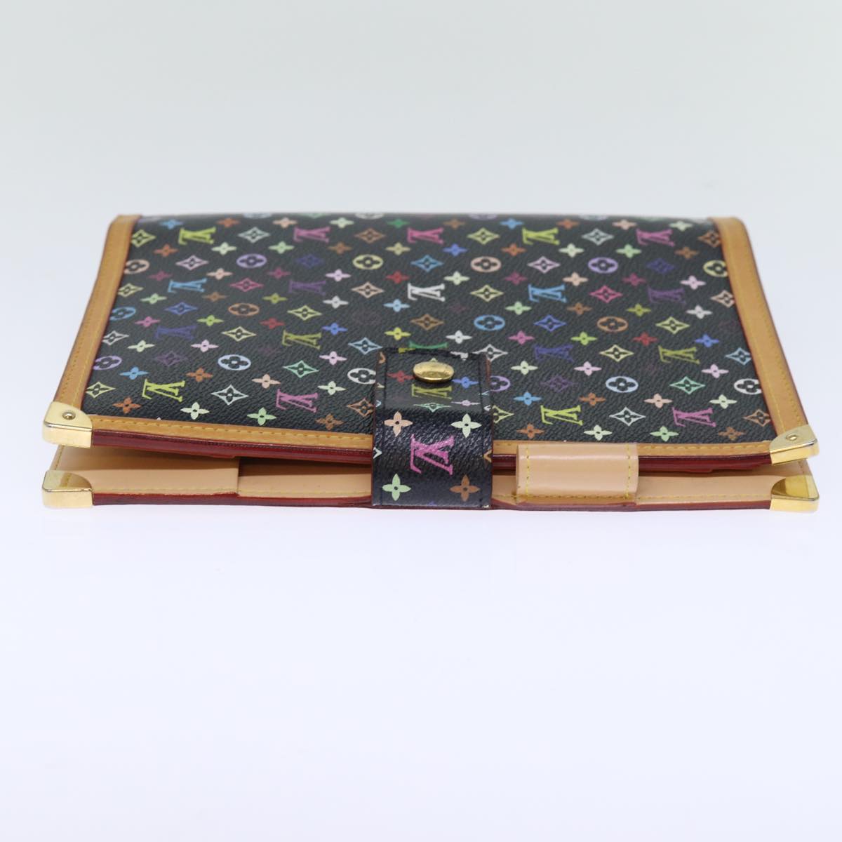 LOUIS VUITTON Multicolor Agenda GM Day Planner Cover Black R20893 mr202