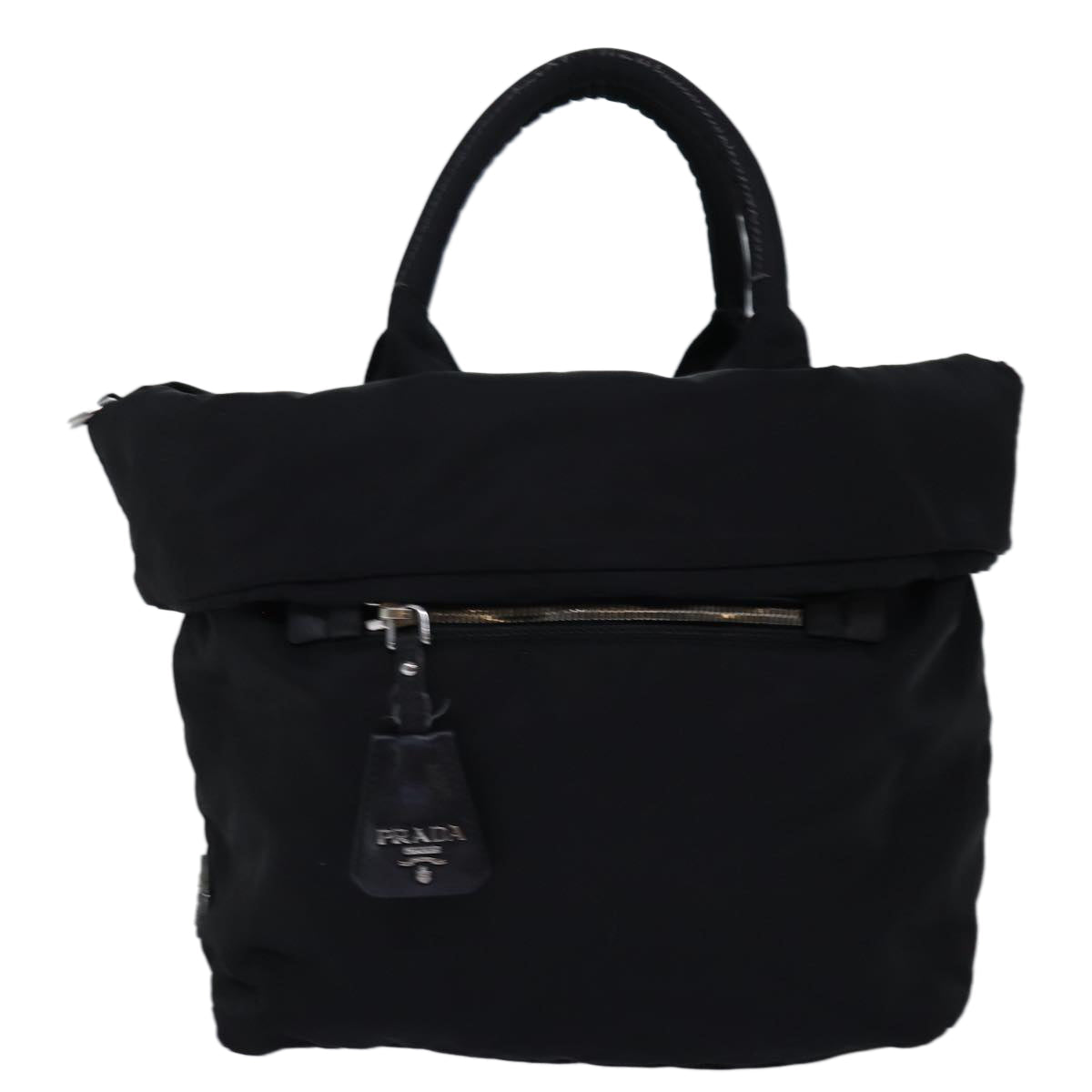 PRADA Hand Bag Nylon 2way Black mr207