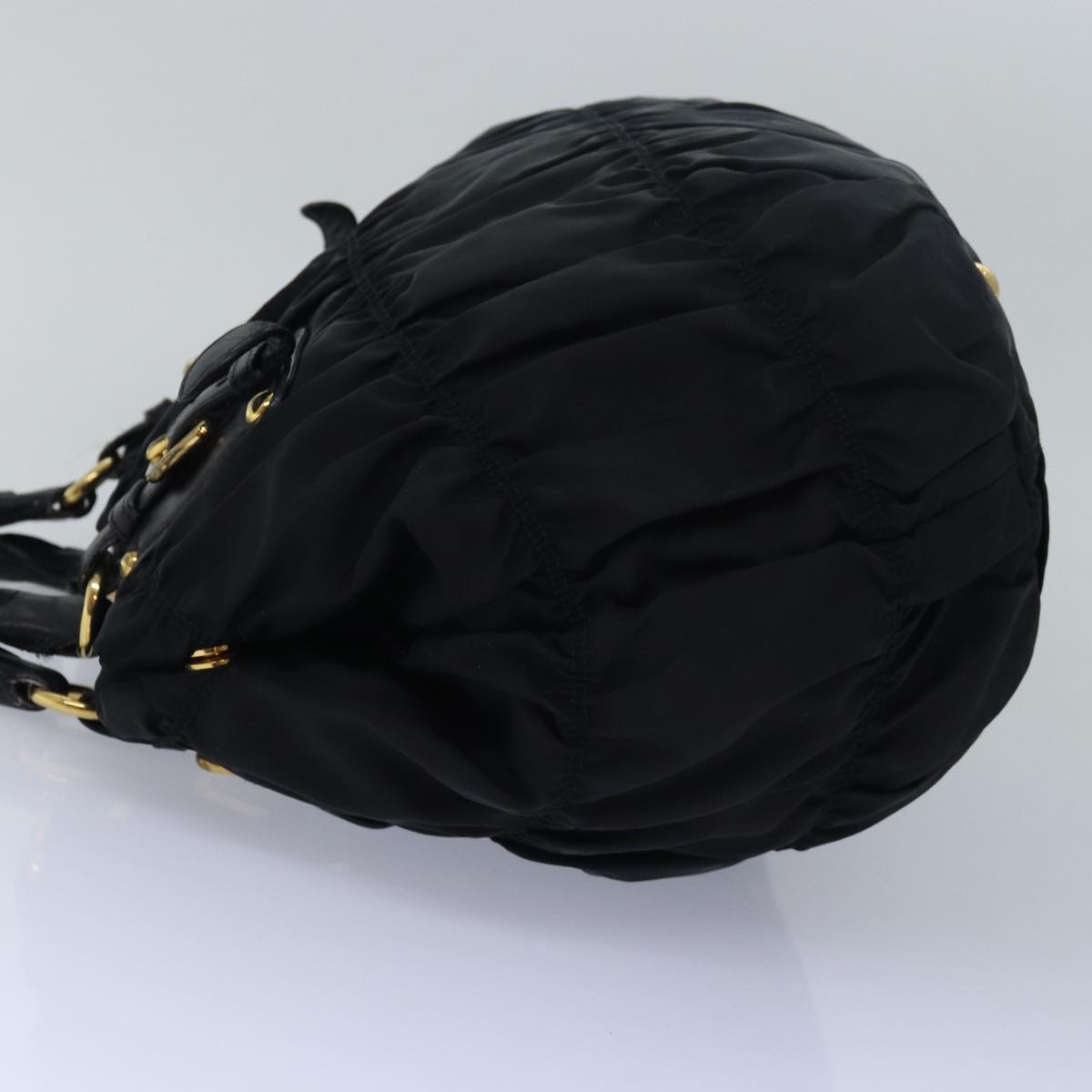 PRADA Hand Bag Nylon Black mr281