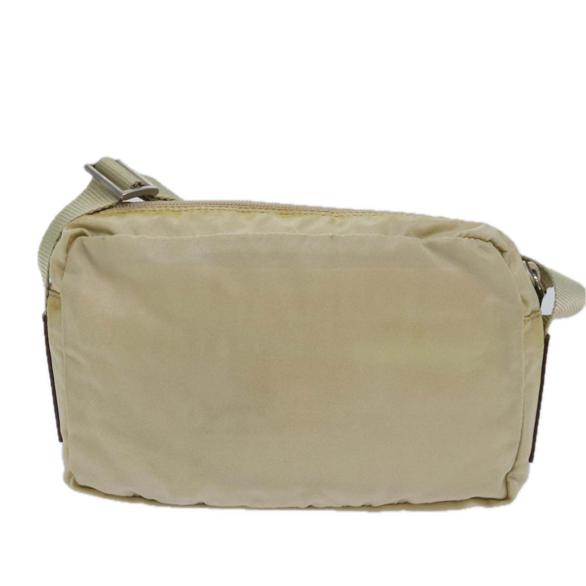 PRADA Shoulder Bag Nylon Beige mr283