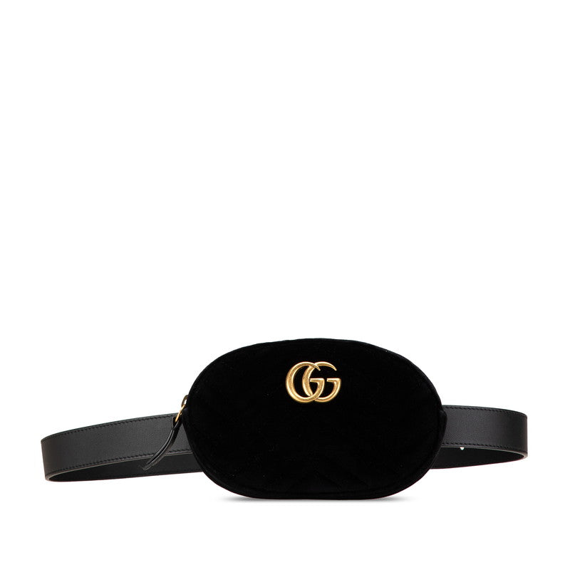 Gucci GG Marmont Velvet Belt Bag