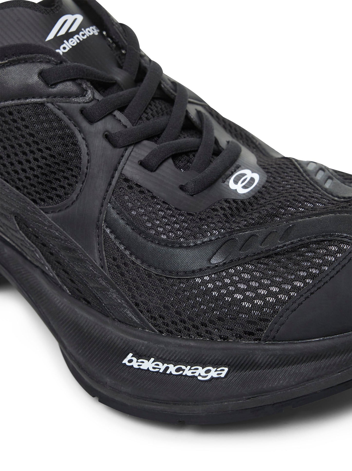 Balenciaga Men Black Circuit Sneakers
