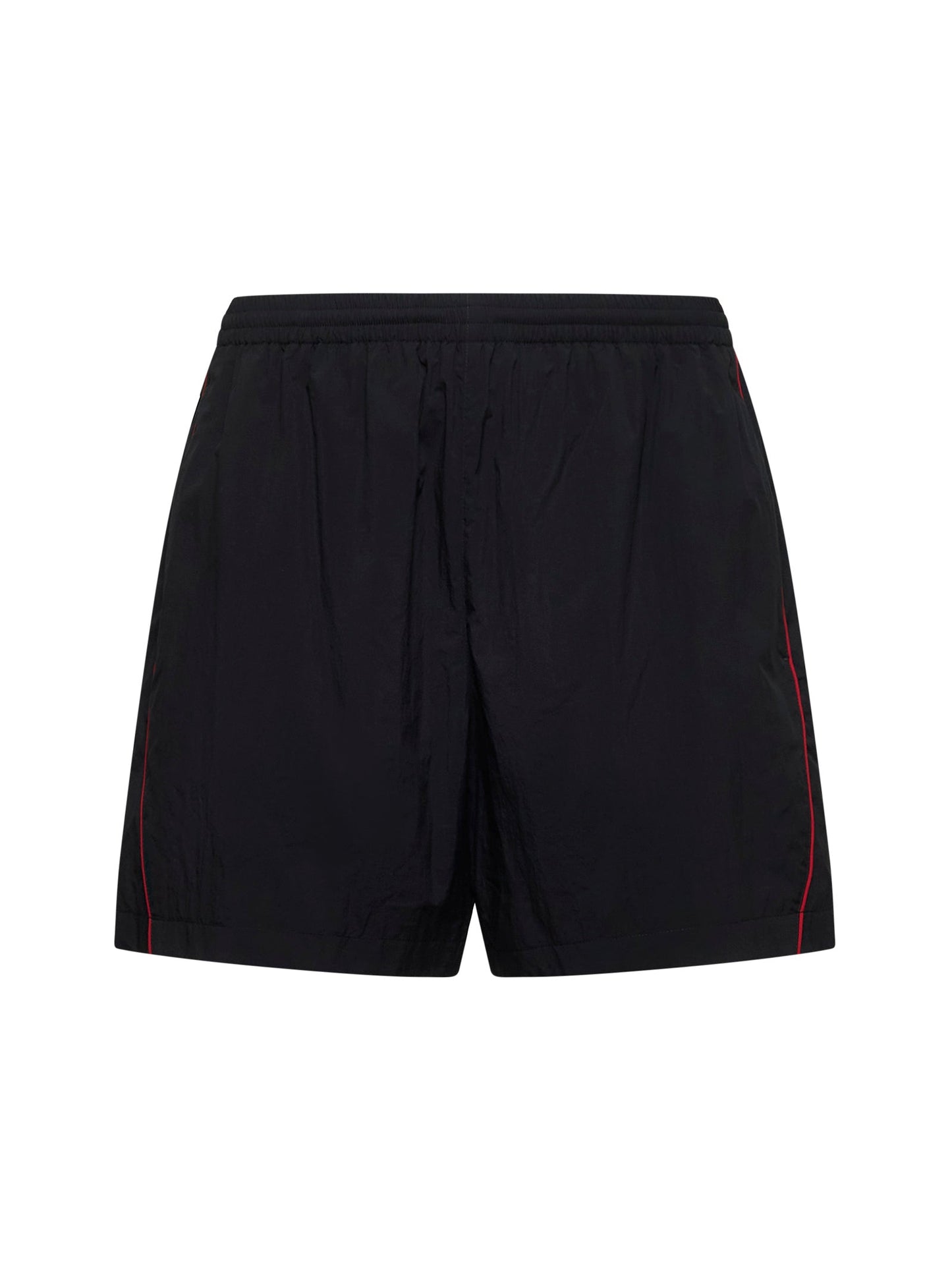Balenciaga Men Black Logo Embroidery Tracksuit Shorts