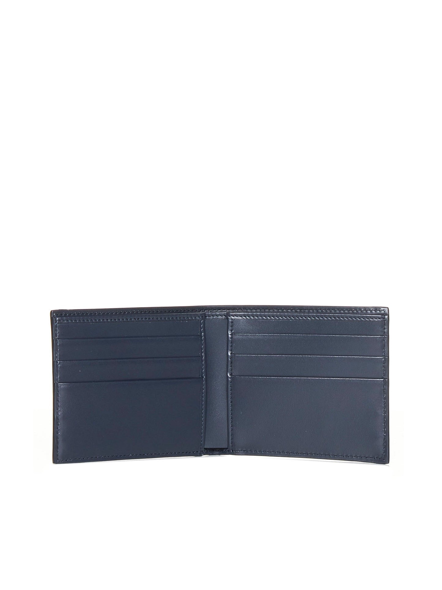 Dolce & Gabbana Men Logo Leather Bifold Wallet