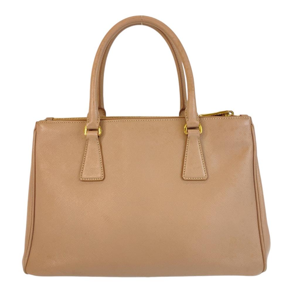 Beige Leather Prada Galleria Bag