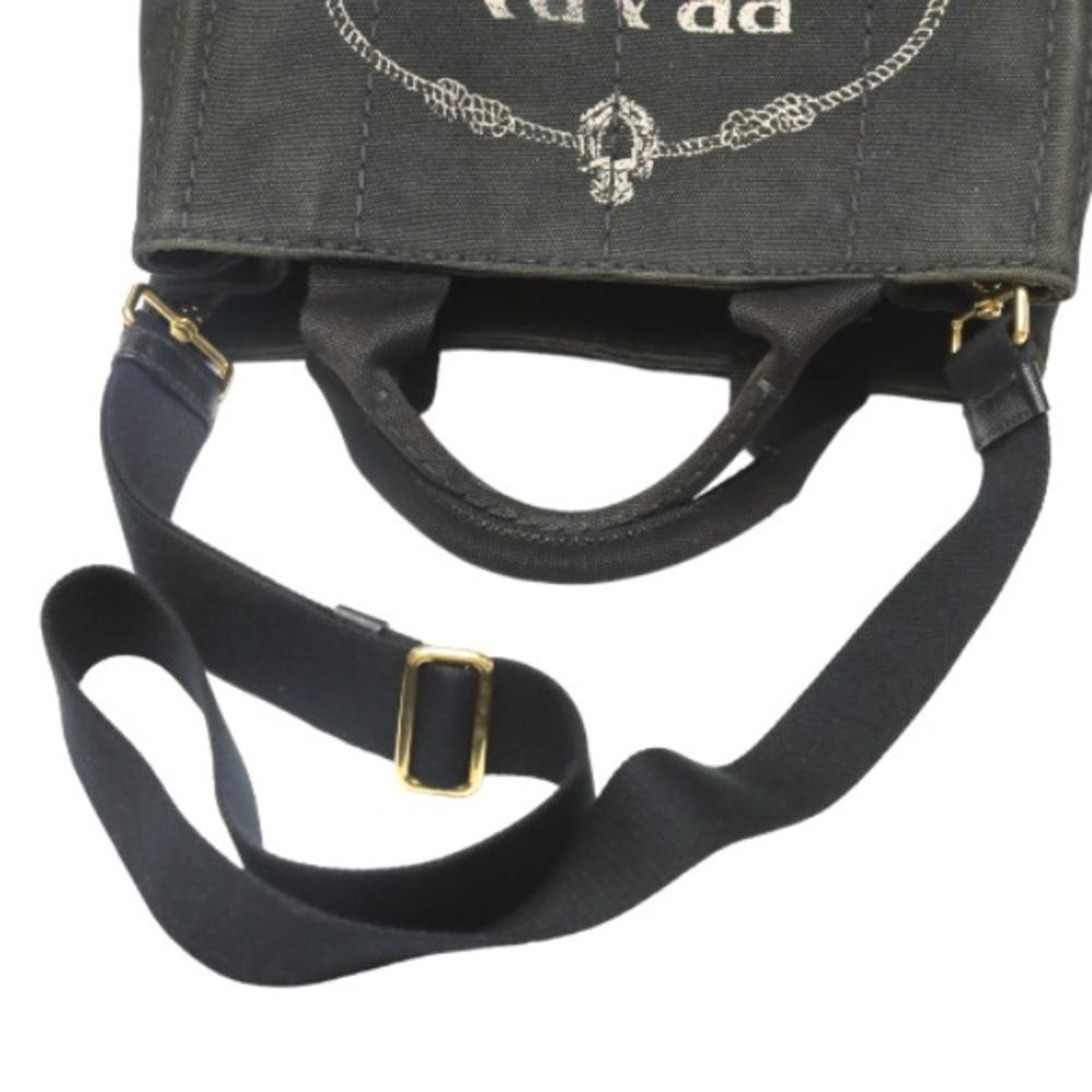Black Denim Prada Tote