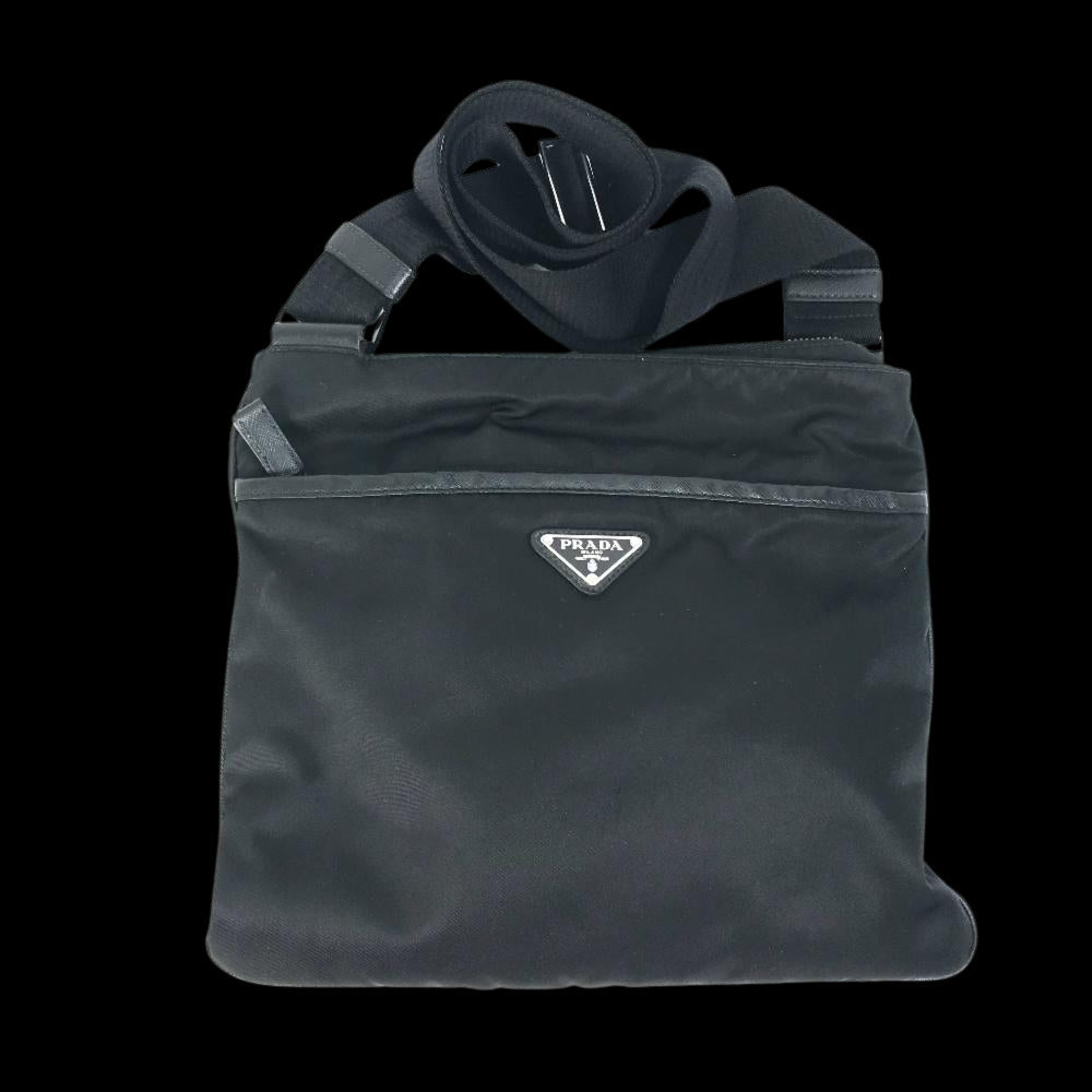 Black Fabric Prada Galleria Bag