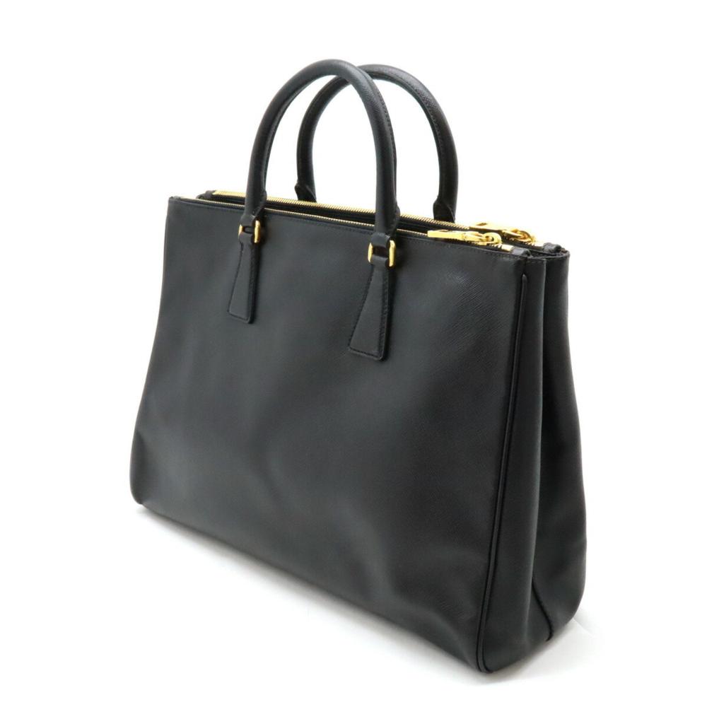Black Leather Prada Galleria Bag