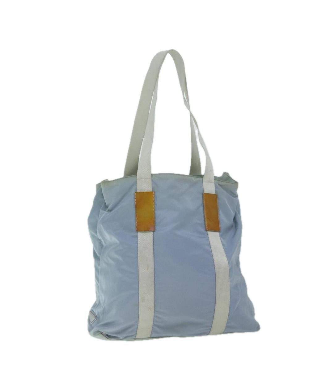 Blue Nylon Prada Canapa Tote