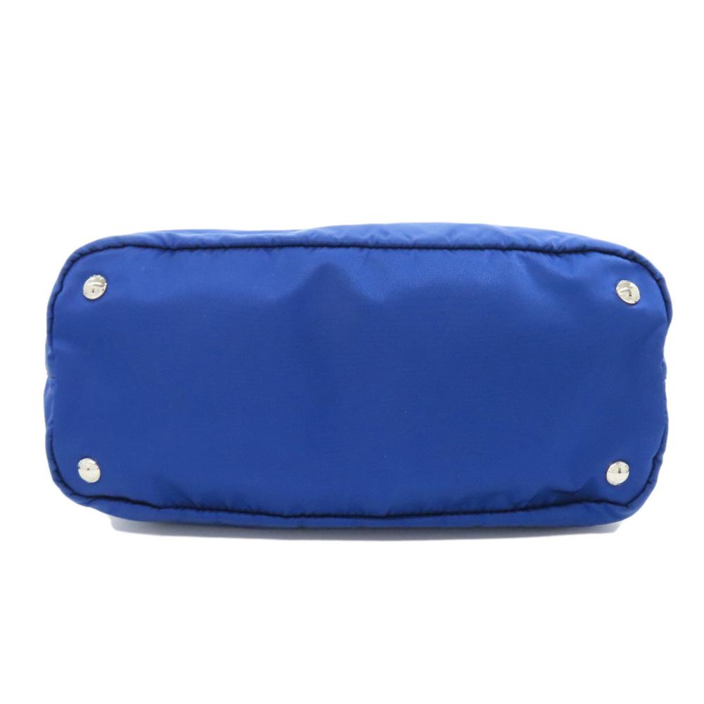 Blue Nylon Prada Tote