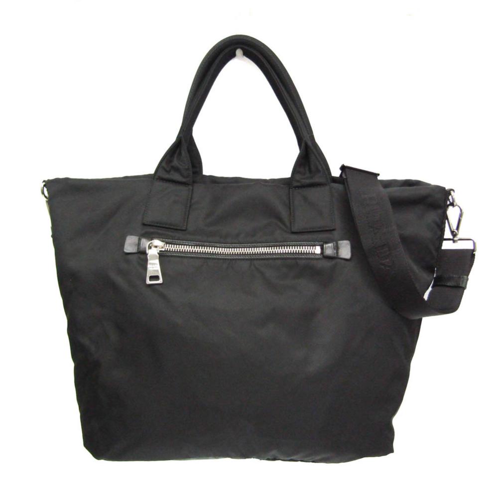 Green Fabric Prada Handbag