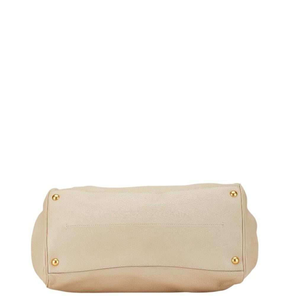 Green Leather Prada Handbag
