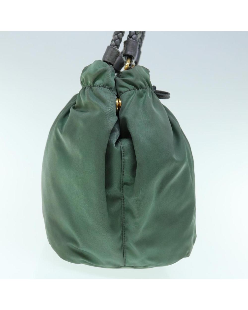 Green Nylon Prada Handbag