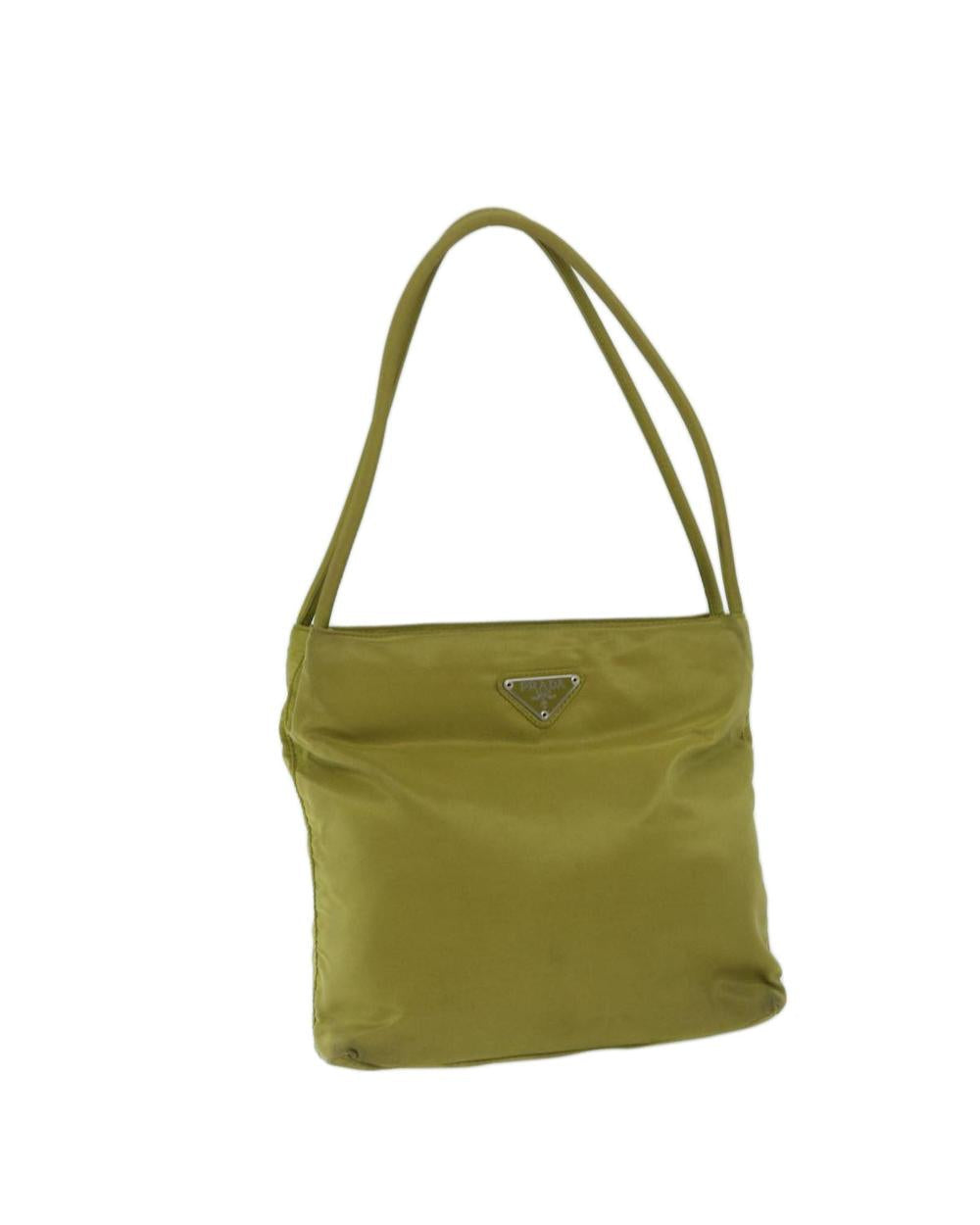 Green Nylon Prada Shoulder Bag