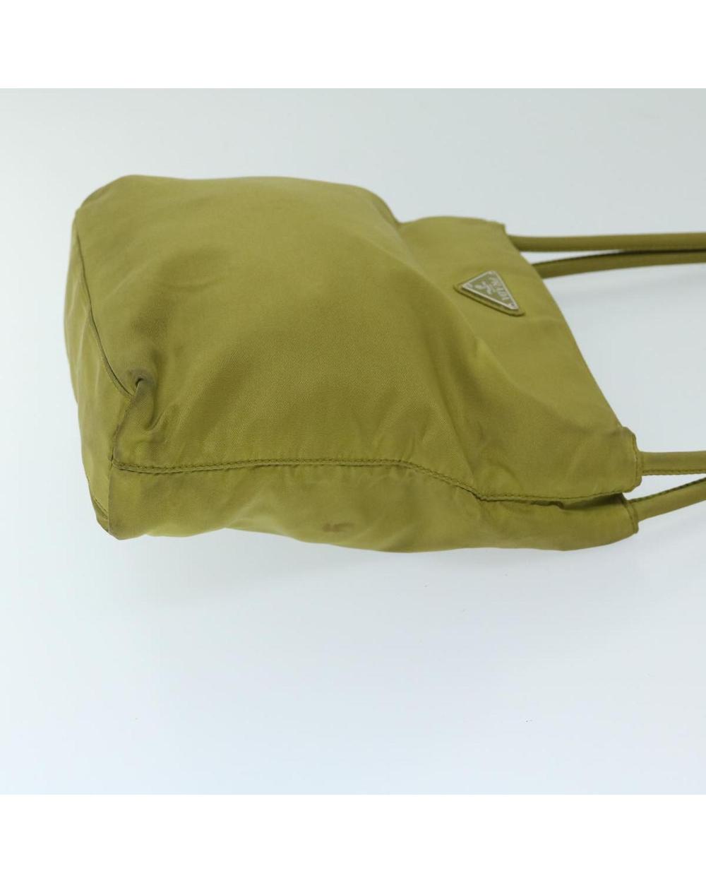 Green Nylon Prada Shoulder Bag