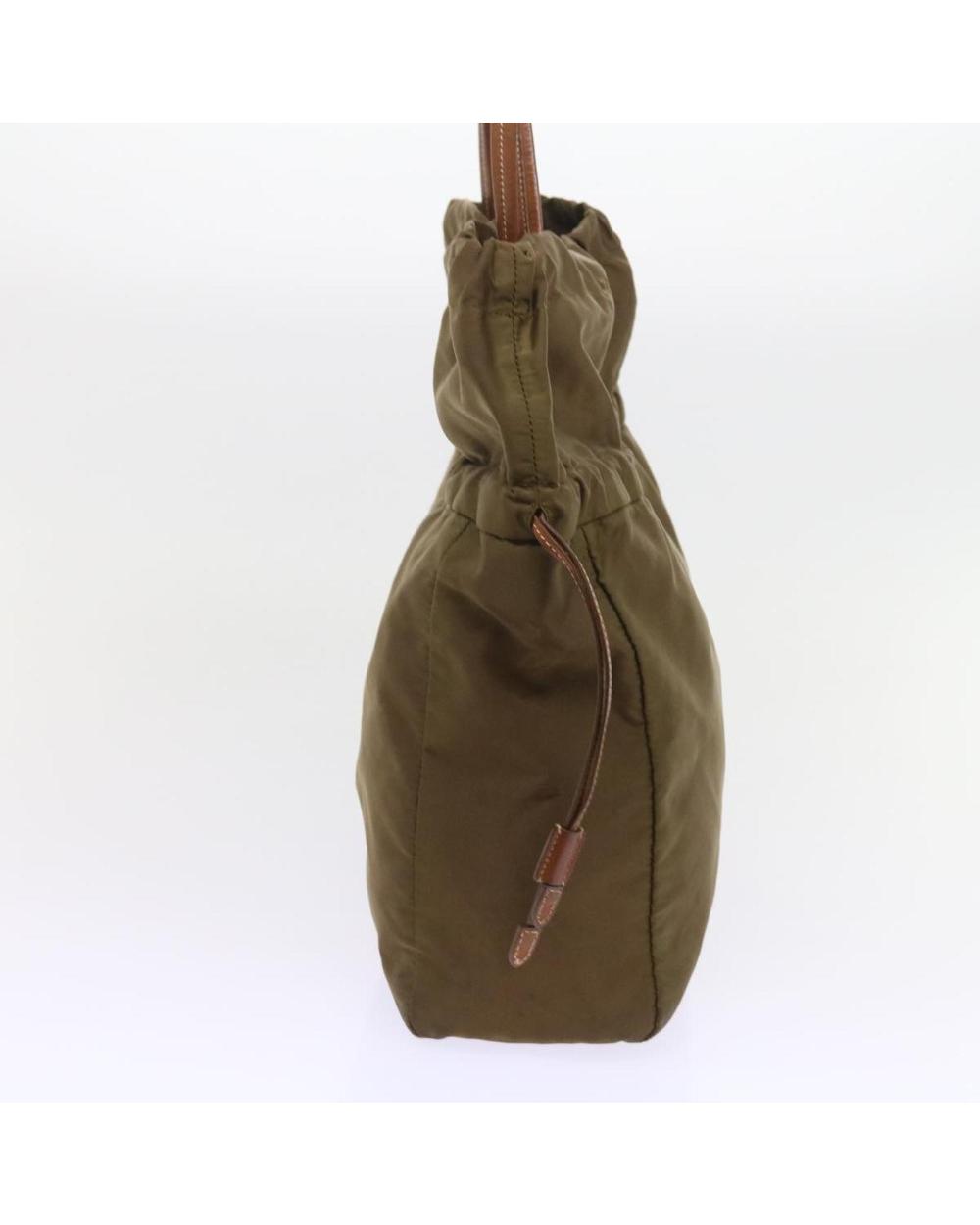 Green Nylon Prada Shoulder Bag