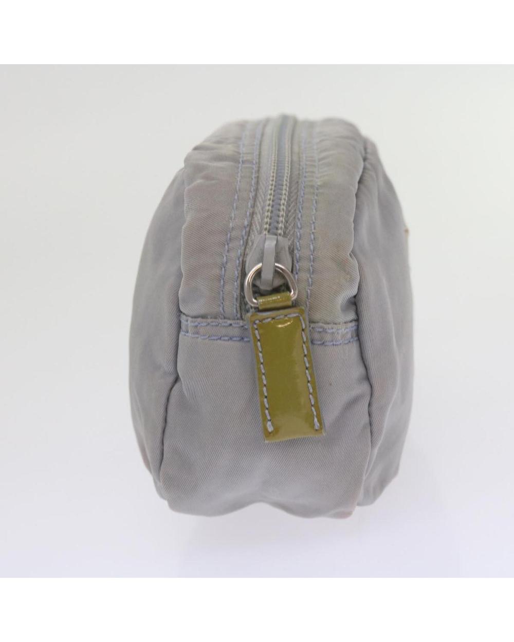 Grey Nylon Prada Pouch