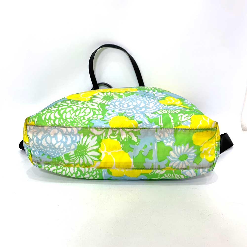 Multicolor Canvas Prada Tote