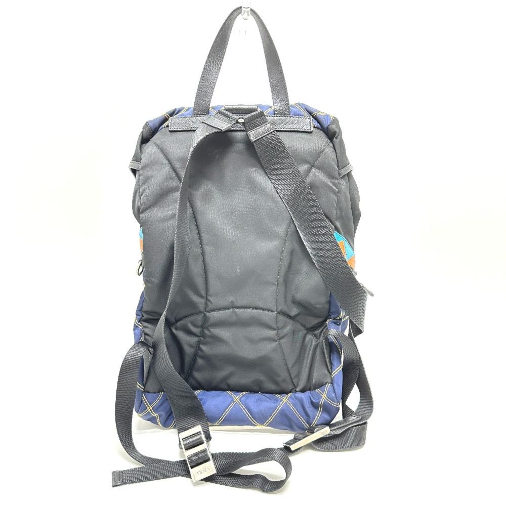 Multicolor Fabric Prada Backpack
