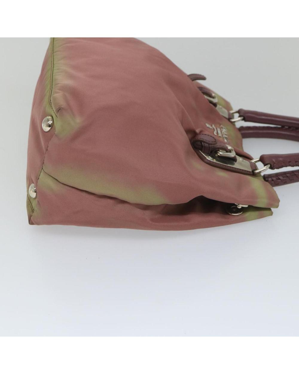 Pink Nylon Prada Handbag