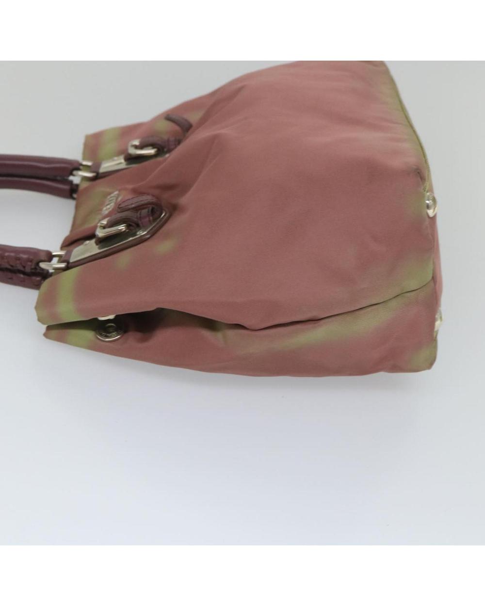 Pink Nylon Prada Handbag