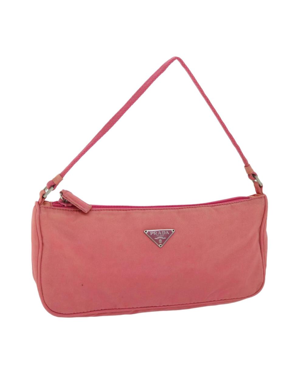 Pink Nylon Prada Pouch