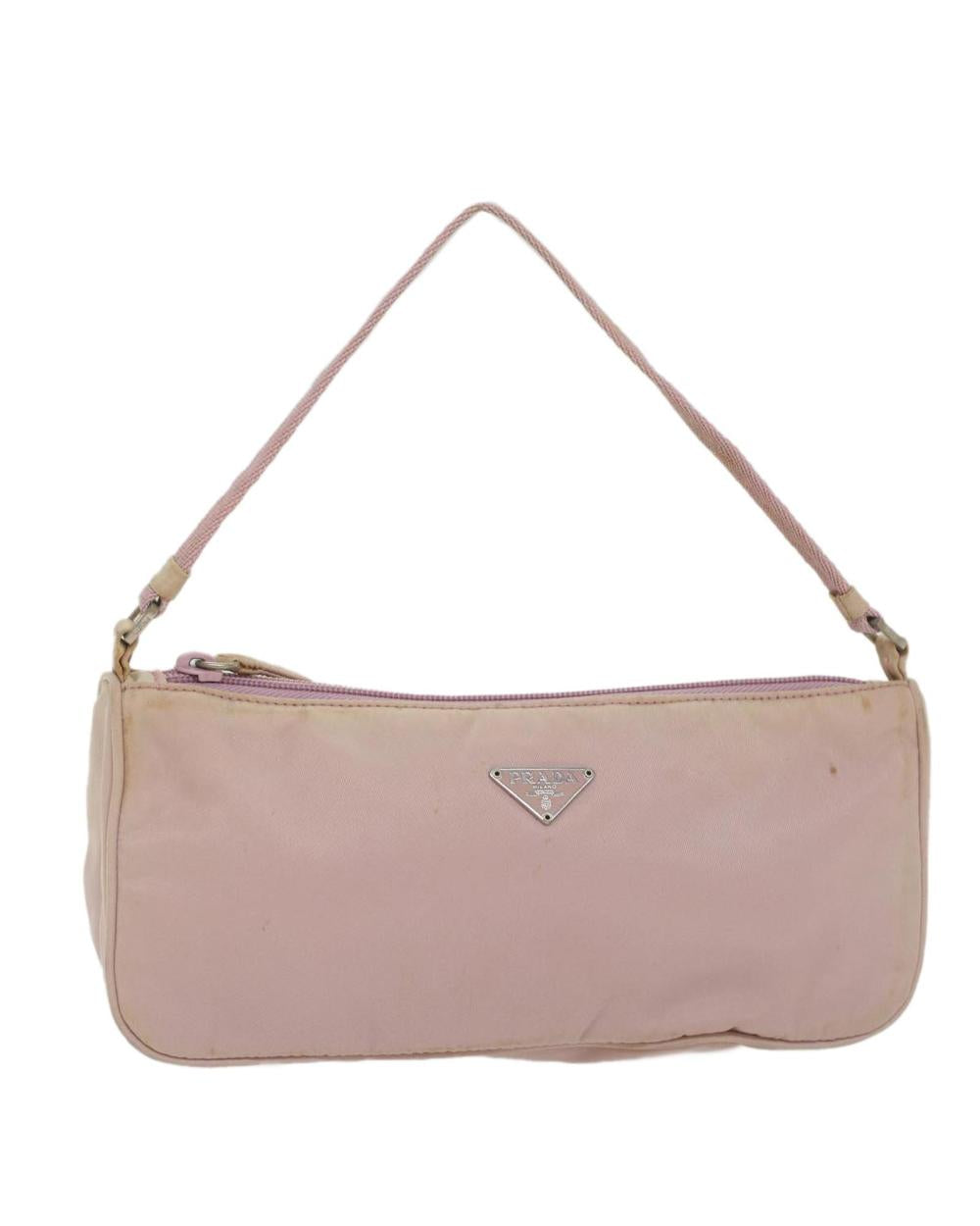 Pink Nylon Prada Pouch