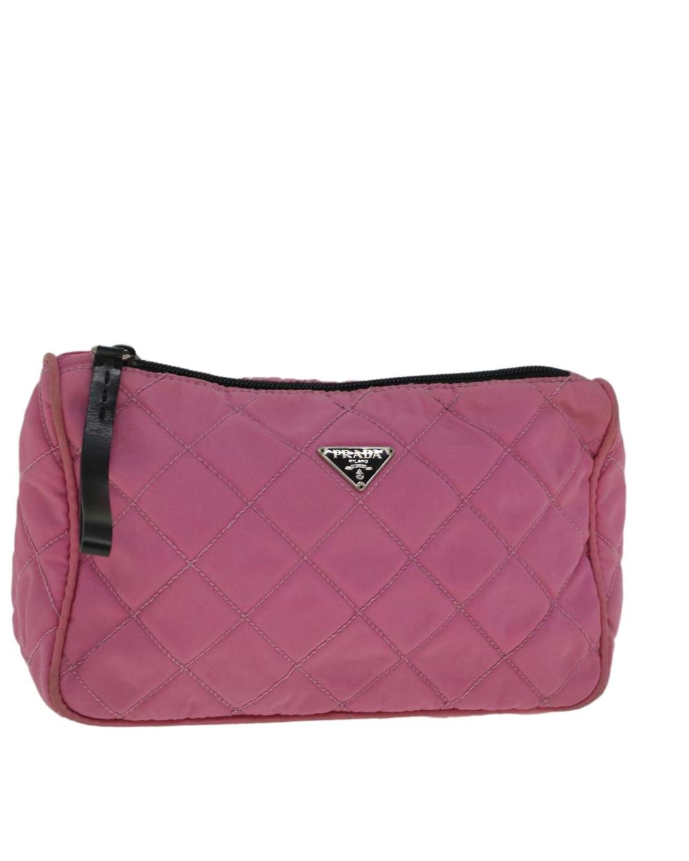 Pink Nylon Prada Pouch