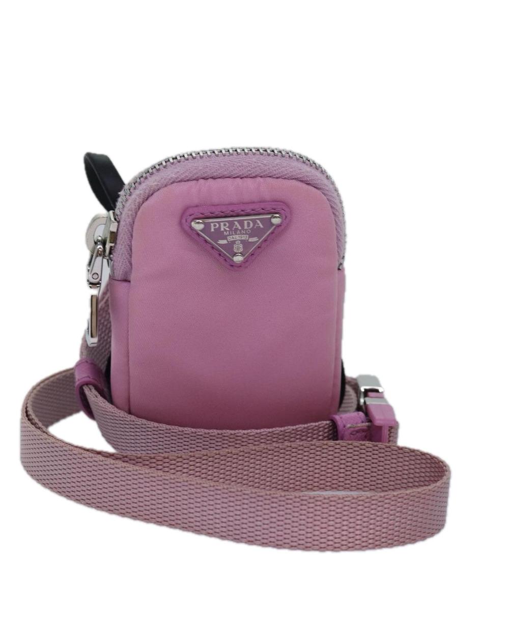Pink Nylon Prada Pouch