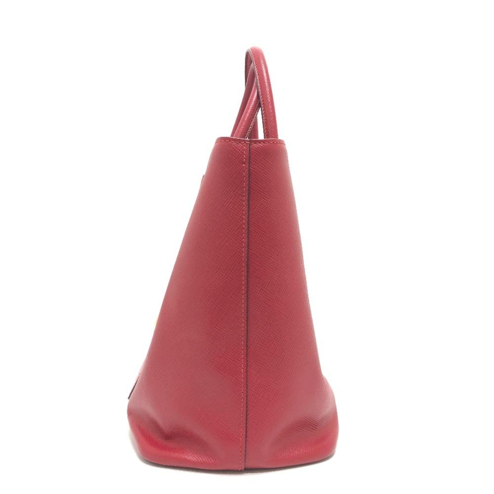 Red Leather Prada Galleria Bag