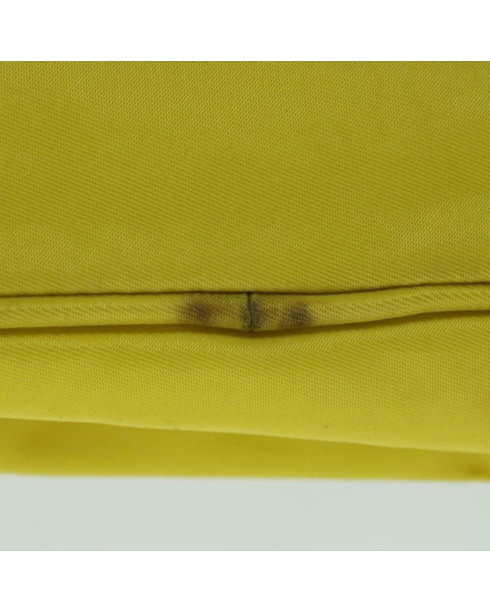 Yellow Nylon Prada Pouch