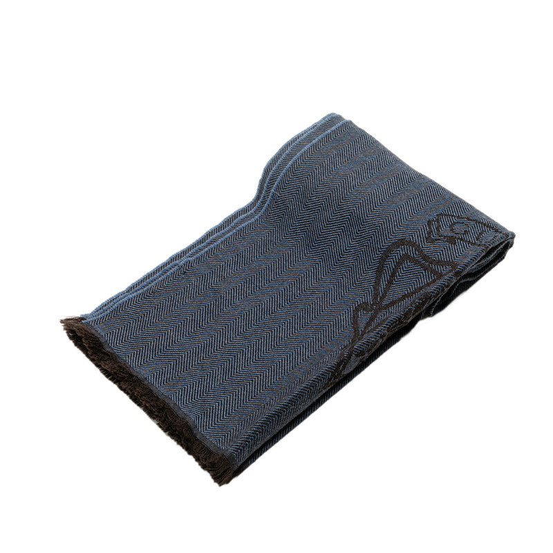 Gucci Emblem Crest Wool Scarf