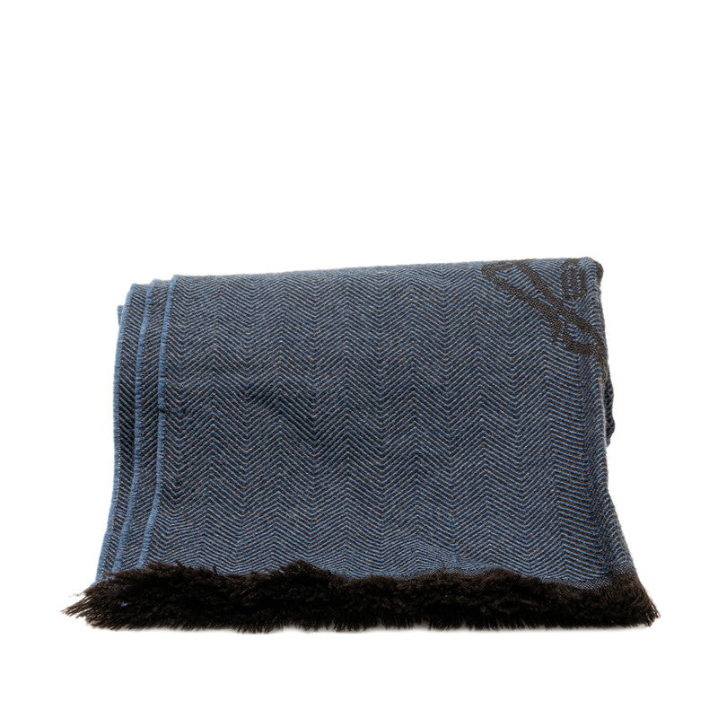 Gucci Emblem Crest Wool Scarf