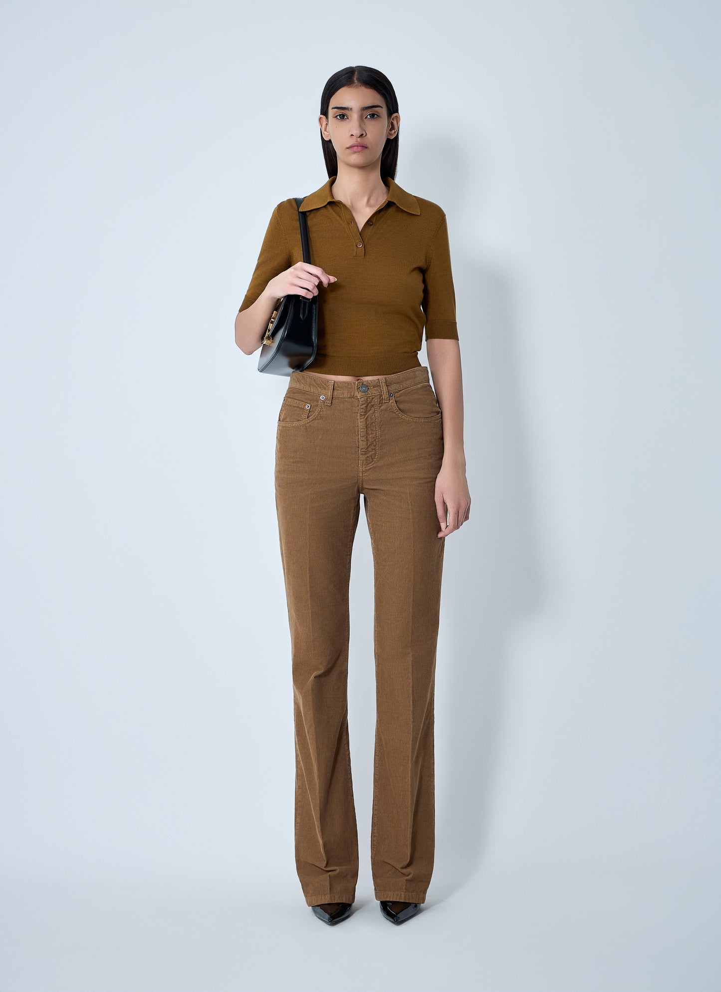 Saint Laurent Women Clyde Corduroy Pants