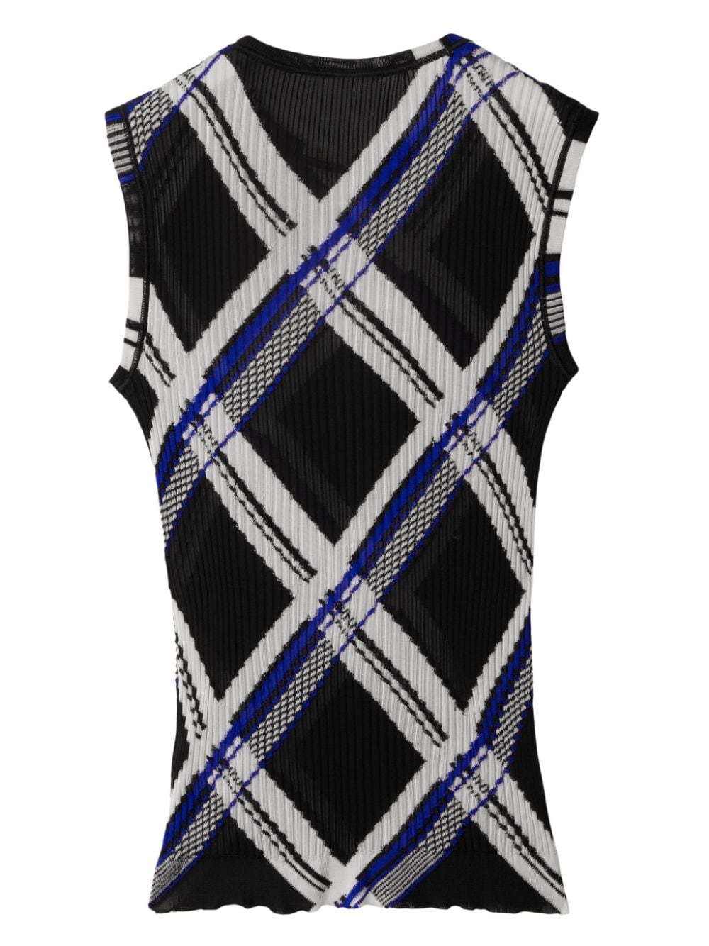 Burberry Men Check Silk Top