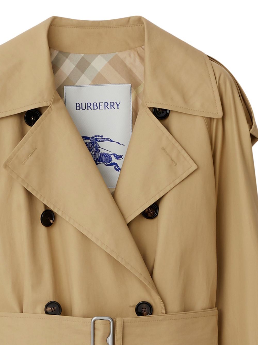 Burberry Women Cotton Trench Coat