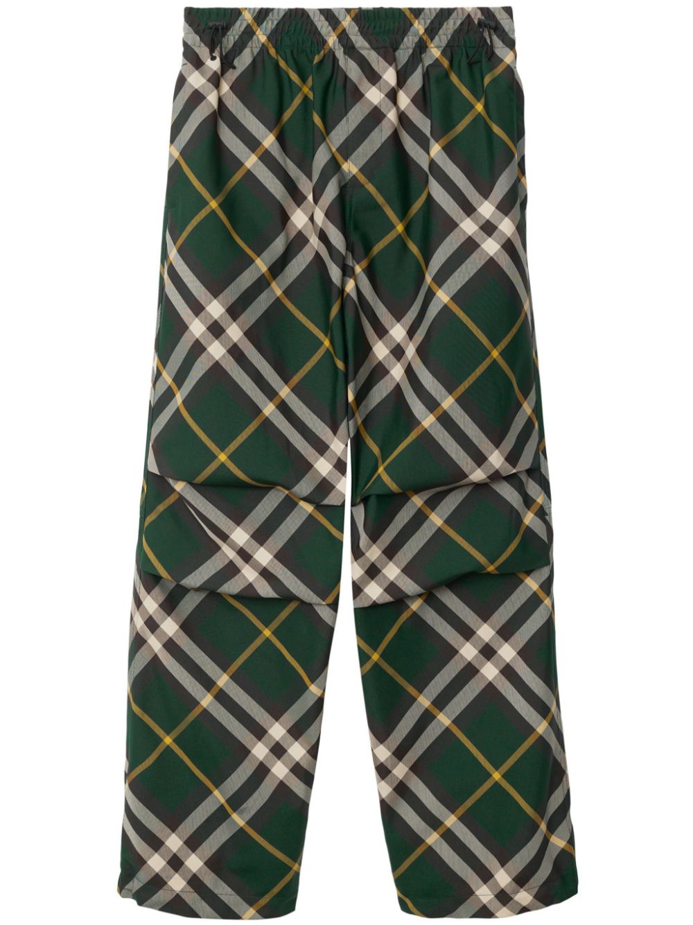 Burberry Men Check Trousers