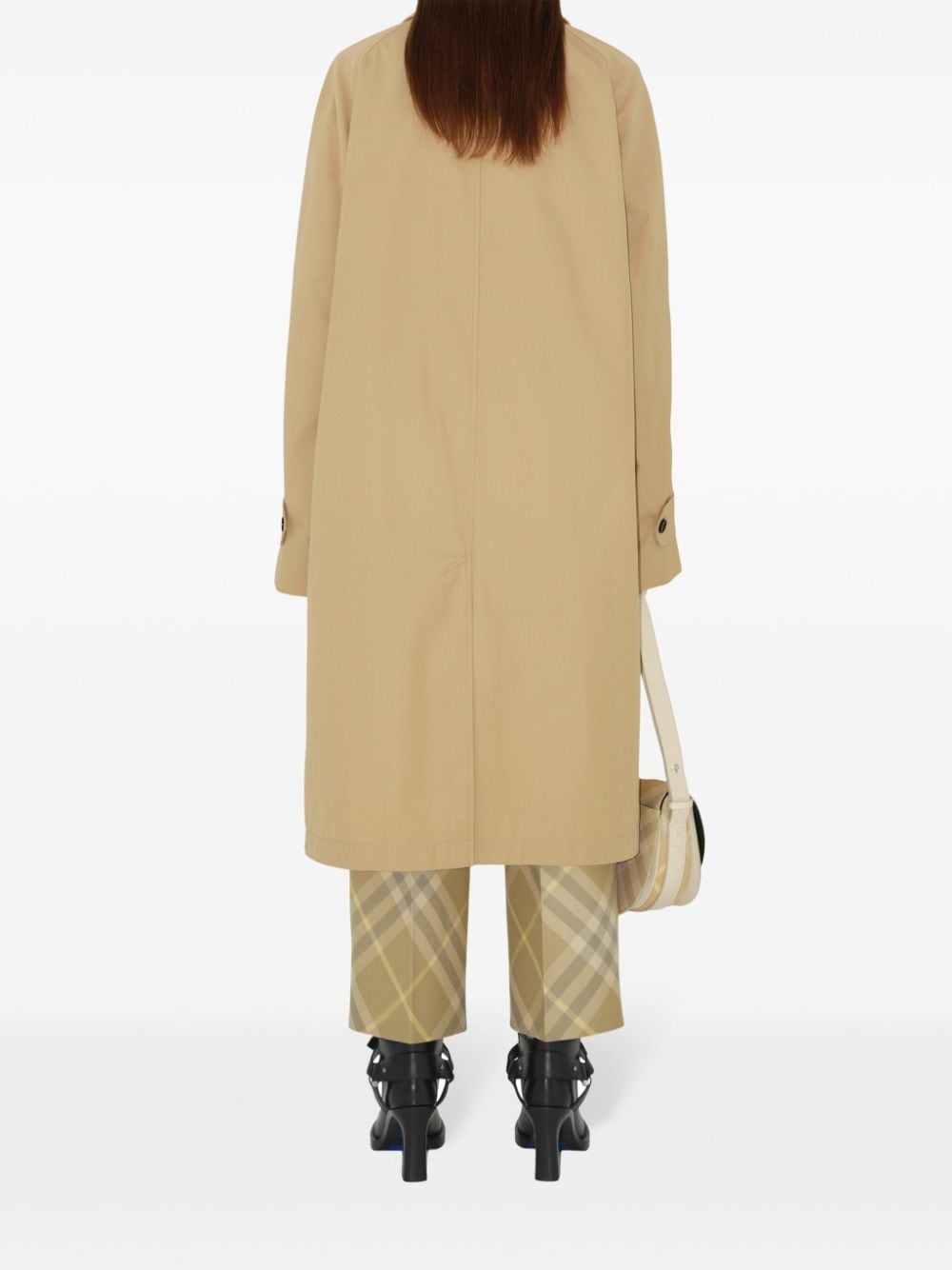 Burberry Women Checked Wool Trousers