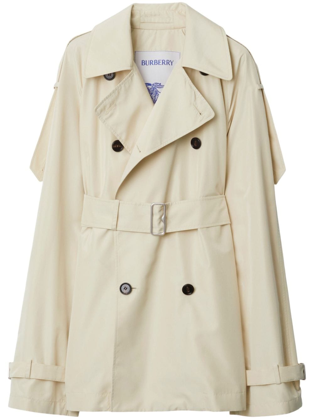 Burberry Women Silk Short Trench Coat