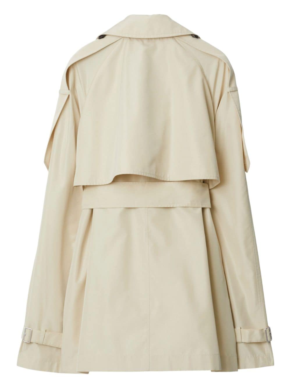 Burberry Women Silk Short Trench Coat