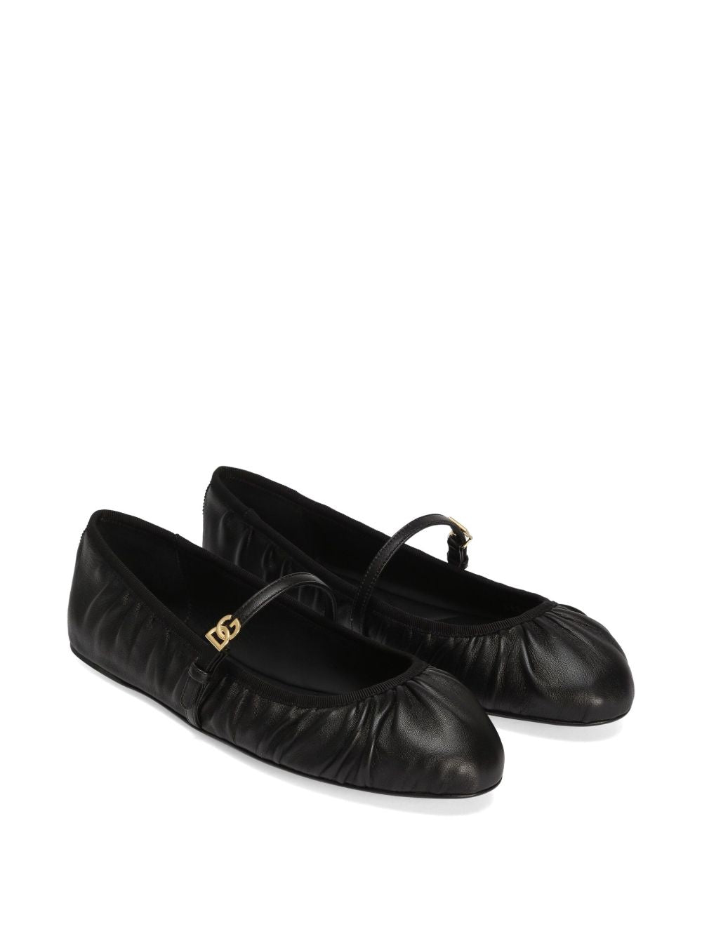 Dolce & Gabbana Women Leather Ballet Flats