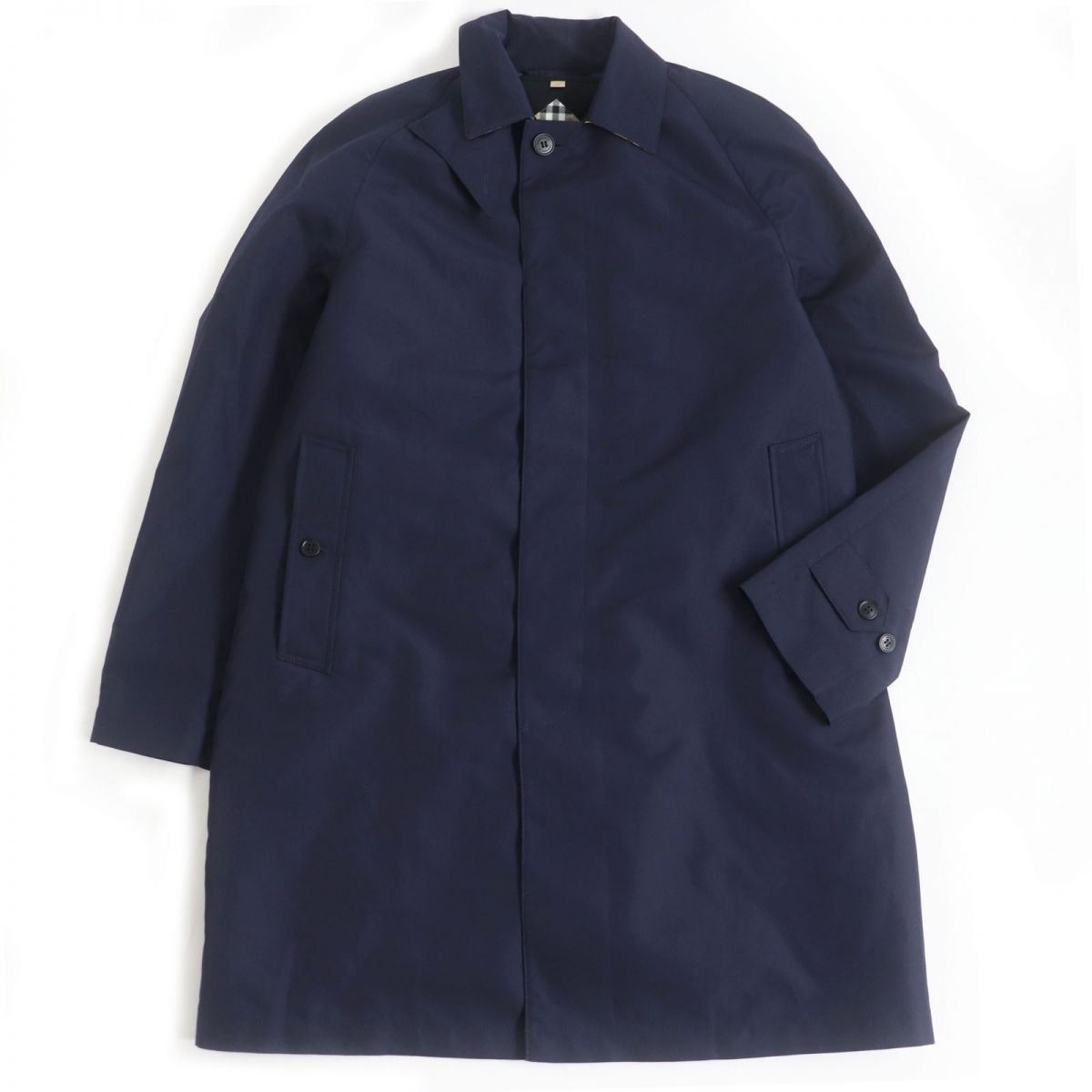 Burberry Baldachin Coat Navy Size 52