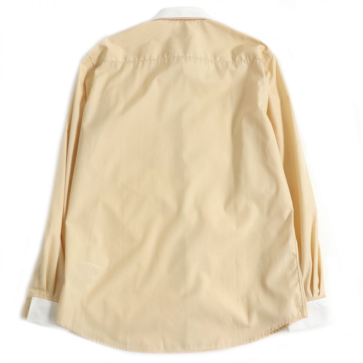Burberry Double Collar Cotton Shirt Beige