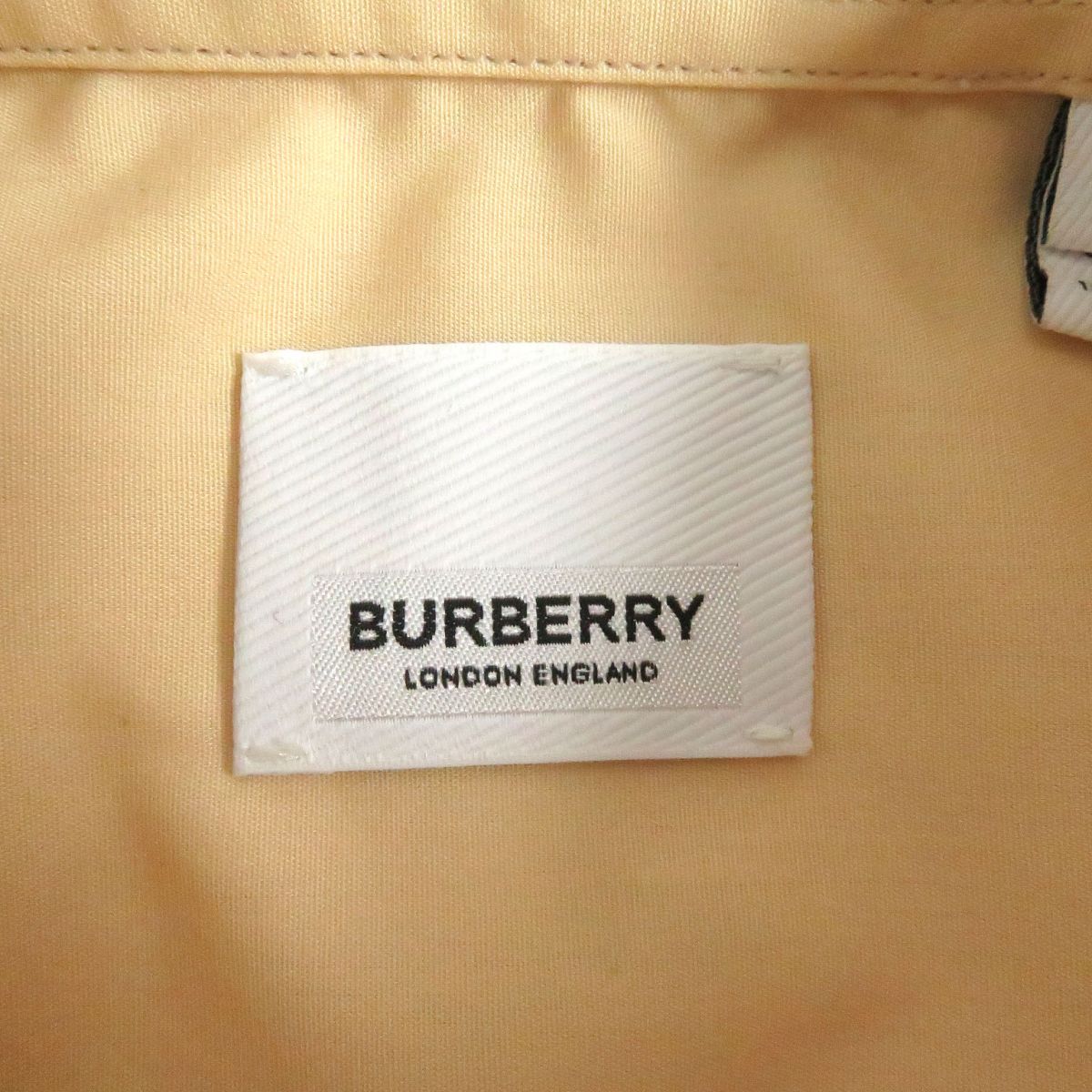 Burberry Double Collar Cotton Shirt Beige